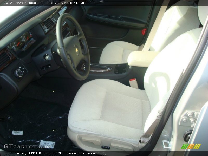 Gold Mist Metallic / Neutral 2012 Chevrolet Impala LT