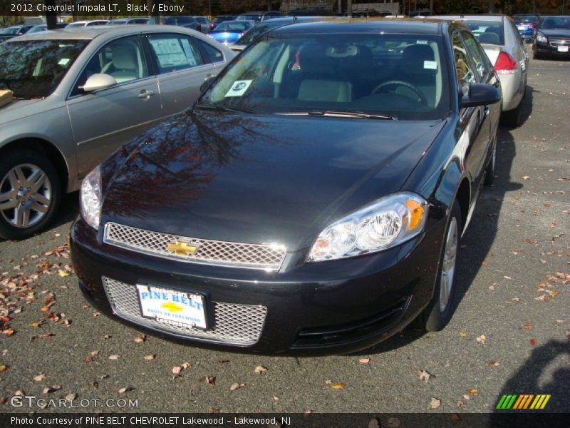 Black / Ebony 2012 Chevrolet Impala LT
