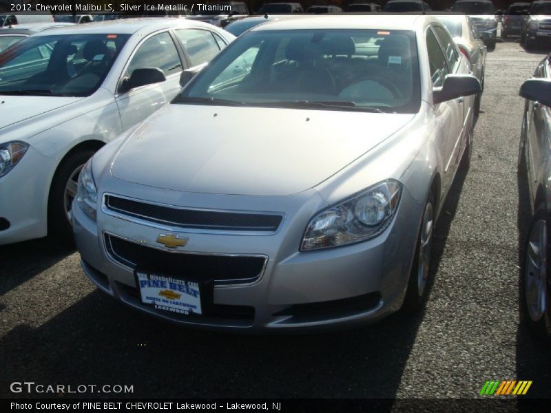 Silver Ice Metallic / Titanium 2012 Chevrolet Malibu LS