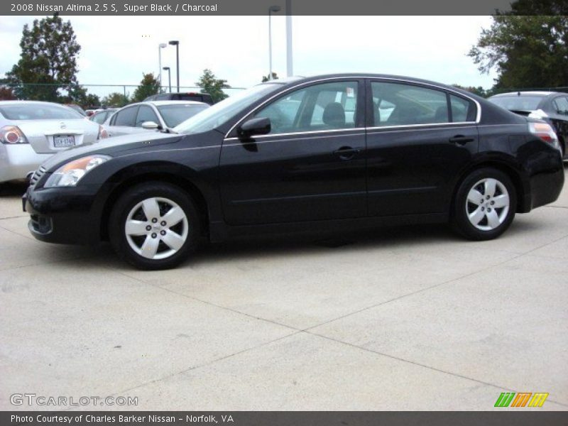 Super Black / Charcoal 2008 Nissan Altima 2.5 S
