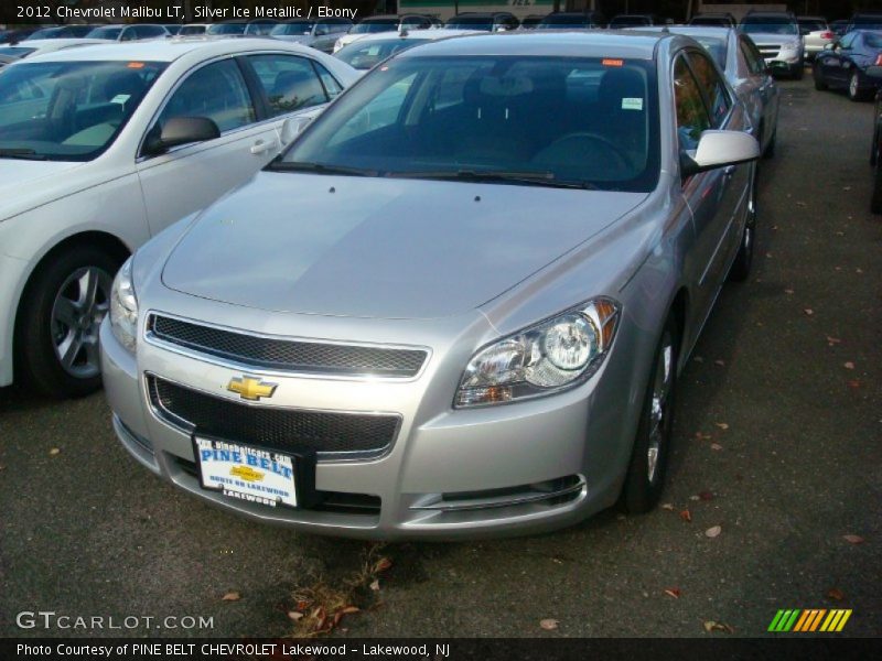 Silver Ice Metallic / Ebony 2012 Chevrolet Malibu LT