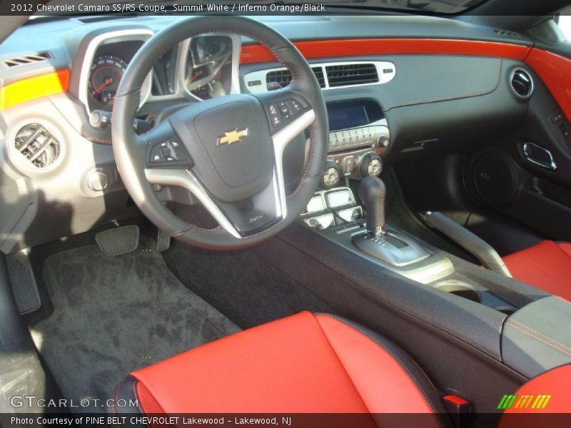 Inferno Orange/Black Interior - 2012 Camaro SS/RS Coupe 