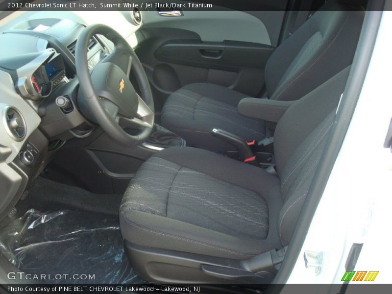  2012 Sonic LT Hatch Jet Black/Dark Titanium Interior