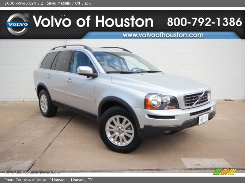 Silver Metallic / Off Black 2008 Volvo XC90 3.2