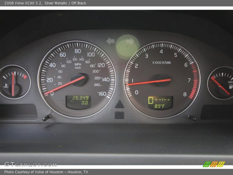 Silver Metallic / Off Black 2008 Volvo XC90 3.2