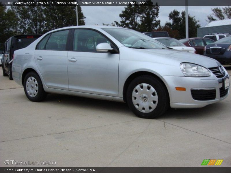 Reflex Silver Metallic / Anthracite Black 2006 Volkswagen Jetta Value Edition Sedan