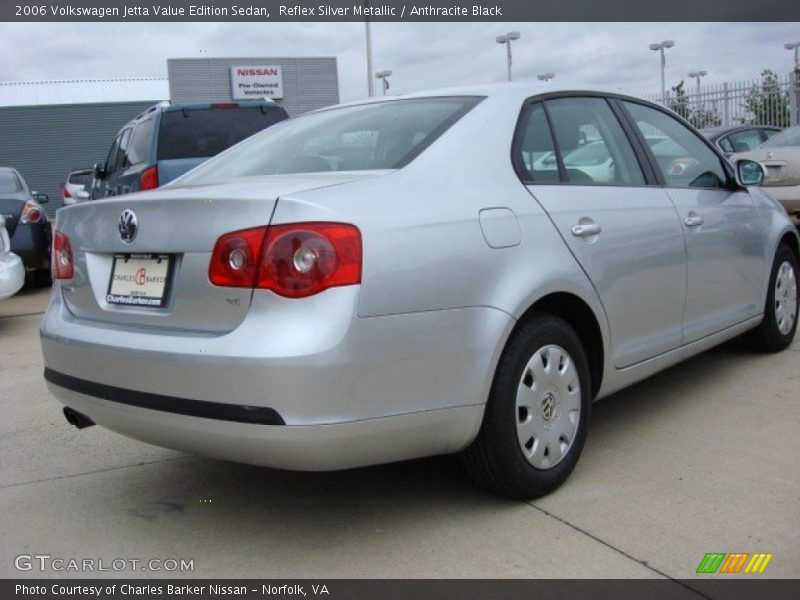 Reflex Silver Metallic / Anthracite Black 2006 Volkswagen Jetta Value Edition Sedan