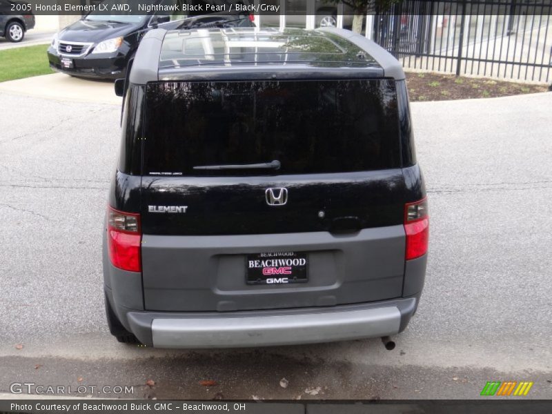Nighthawk Black Pearl / Black/Gray 2005 Honda Element LX AWD