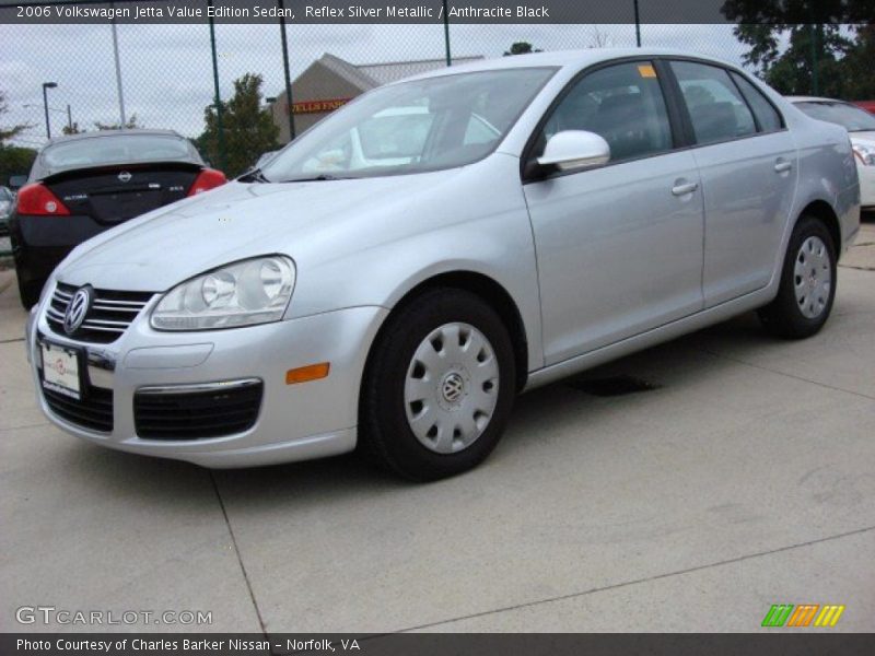 Reflex Silver Metallic / Anthracite Black 2006 Volkswagen Jetta Value Edition Sedan