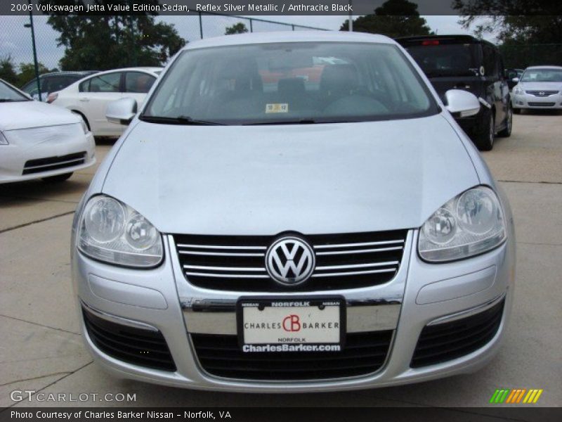 Reflex Silver Metallic / Anthracite Black 2006 Volkswagen Jetta Value Edition Sedan