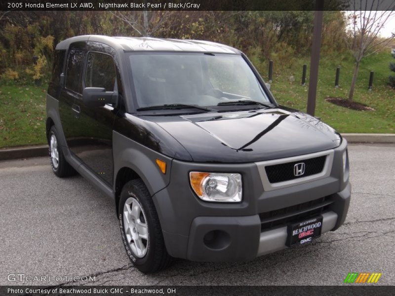 Nighthawk Black Pearl / Black/Gray 2005 Honda Element LX AWD