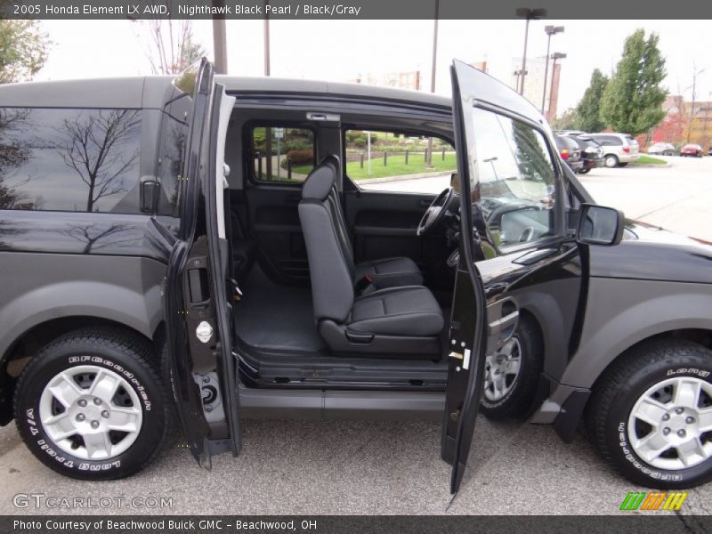 Nighthawk Black Pearl / Black/Gray 2005 Honda Element LX AWD