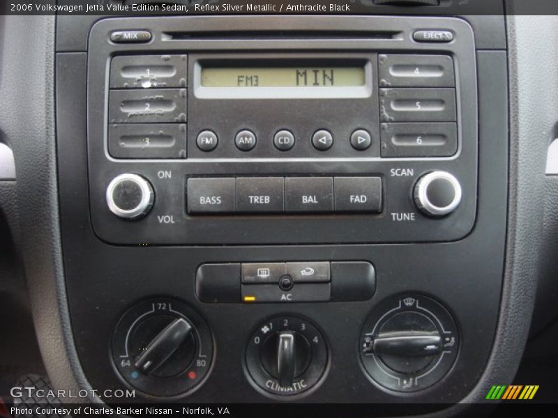 Reflex Silver Metallic / Anthracite Black 2006 Volkswagen Jetta Value Edition Sedan