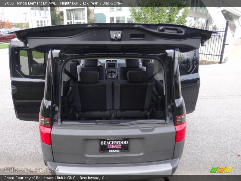 Nighthawk Black Pearl / Black/Gray 2005 Honda Element LX AWD