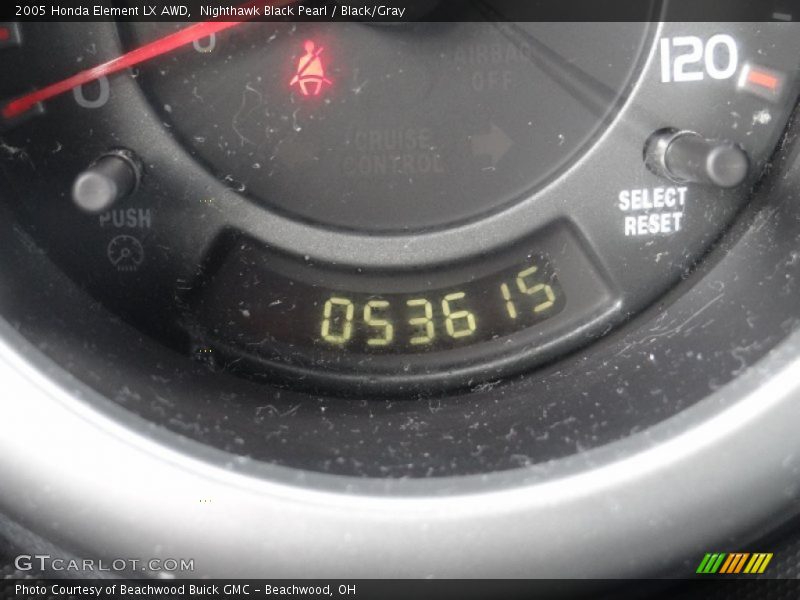 Nighthawk Black Pearl / Black/Gray 2005 Honda Element LX AWD