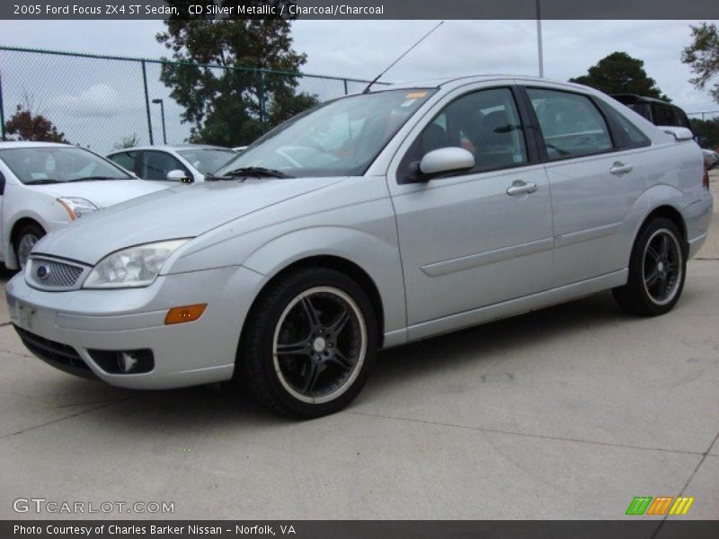 CD Silver Metallic / Charcoal/Charcoal 2005 Ford Focus ZX4 ST Sedan