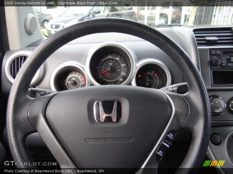 Nighthawk Black Pearl / Black/Gray 2005 Honda Element LX AWD