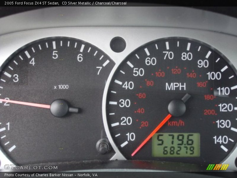 CD Silver Metallic / Charcoal/Charcoal 2005 Ford Focus ZX4 ST Sedan