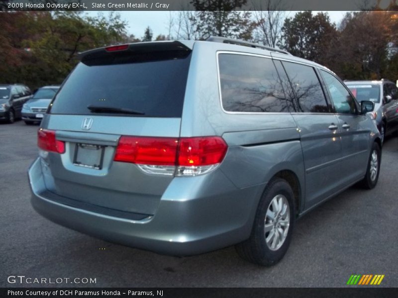 Slate Green Metallic / Gray 2008 Honda Odyssey EX-L
