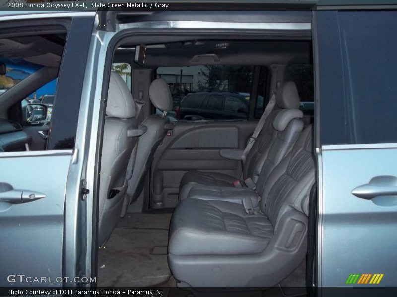 Slate Green Metallic / Gray 2008 Honda Odyssey EX-L