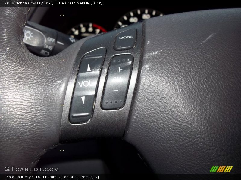 Slate Green Metallic / Gray 2008 Honda Odyssey EX-L