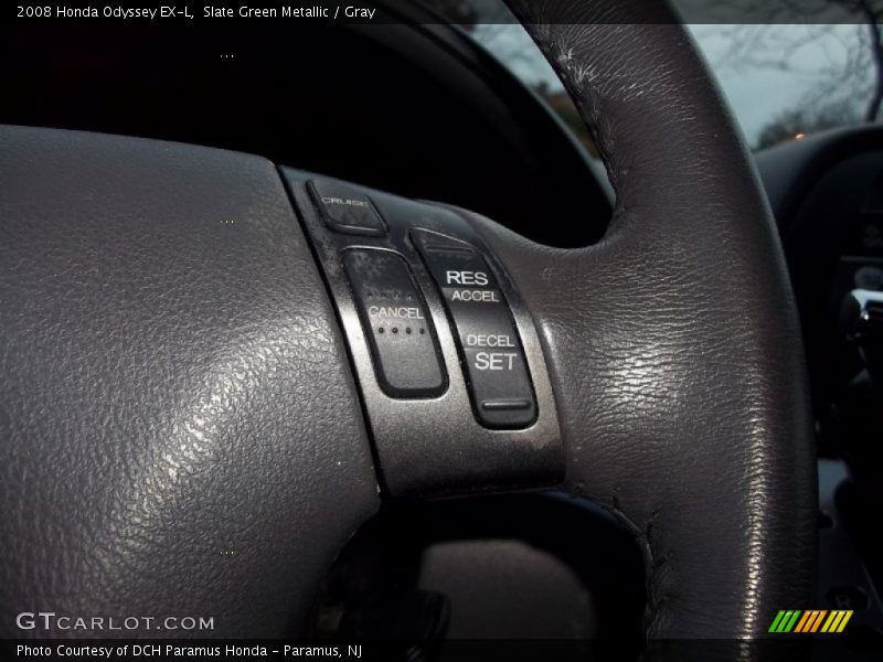 Slate Green Metallic / Gray 2008 Honda Odyssey EX-L