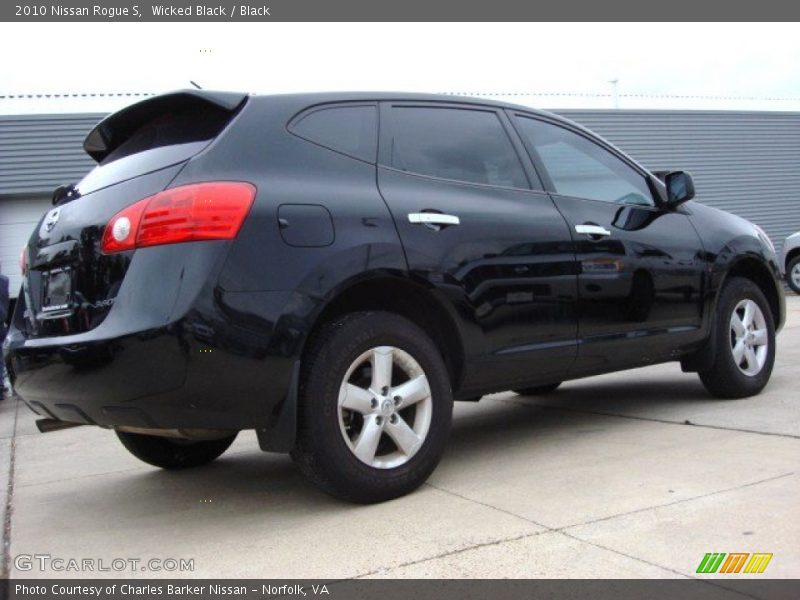 Wicked Black / Black 2010 Nissan Rogue S