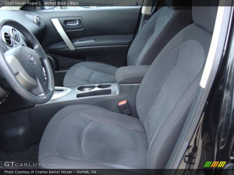 Wicked Black / Black 2010 Nissan Rogue S