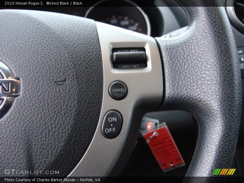 Wicked Black / Black 2010 Nissan Rogue S