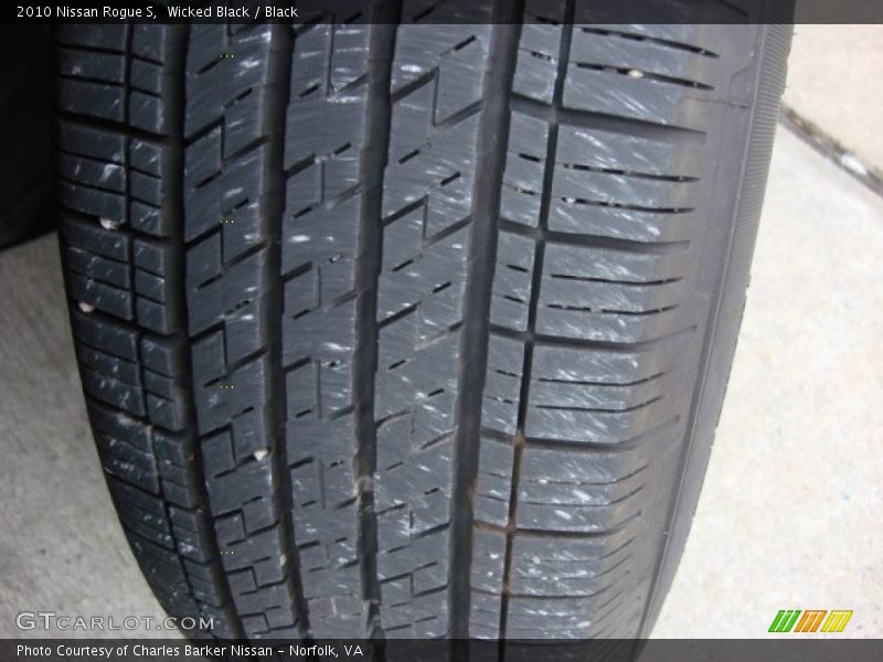 Wicked Black / Black 2010 Nissan Rogue S
