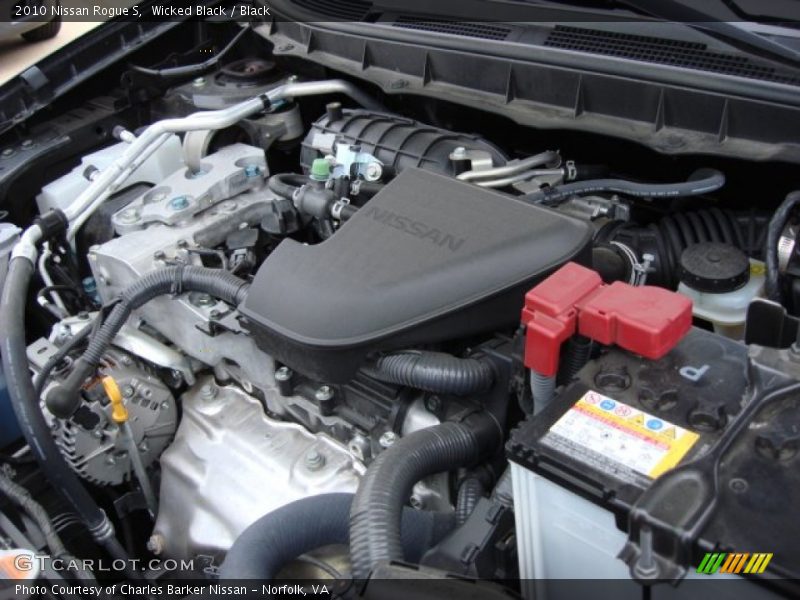 Wicked Black / Black 2010 Nissan Rogue S