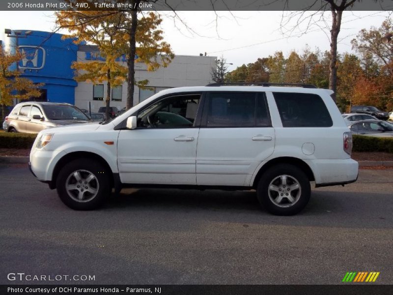 Taffeta White / Olive 2006 Honda Pilot EX-L 4WD