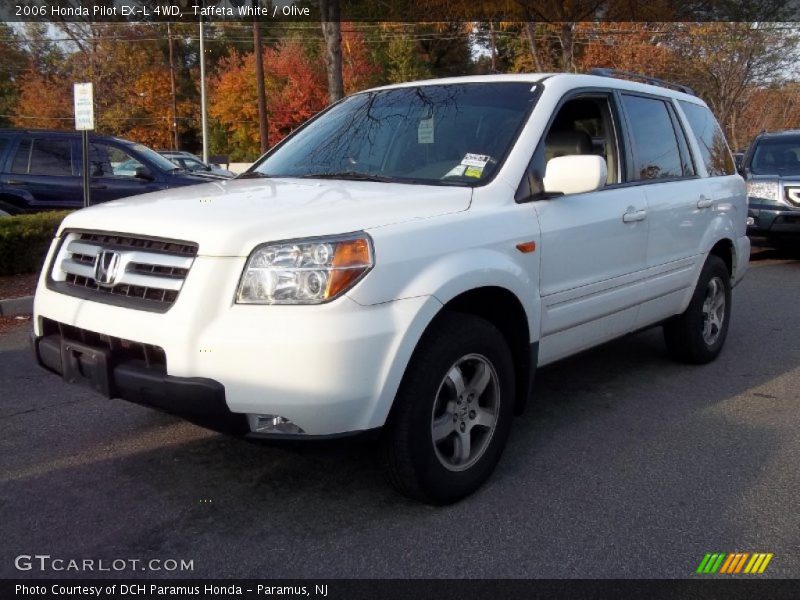 Taffeta White / Olive 2006 Honda Pilot EX-L 4WD