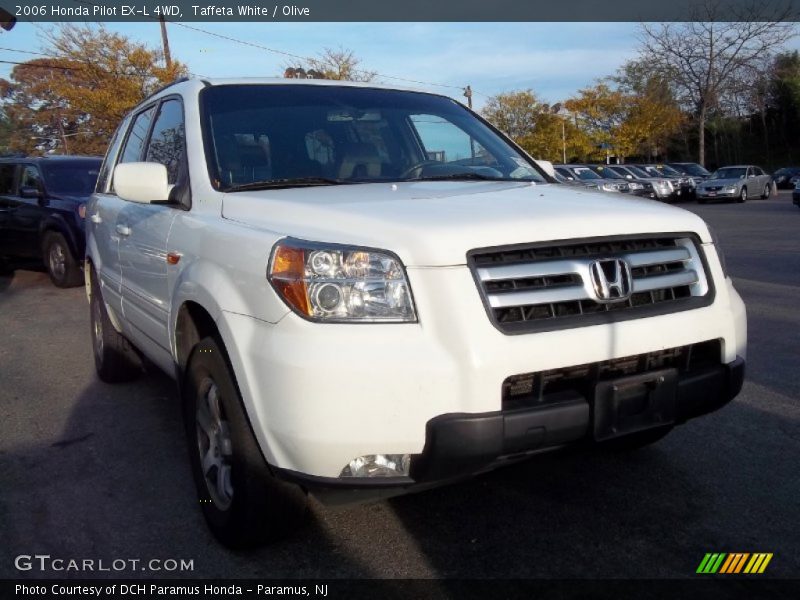 Taffeta White / Olive 2006 Honda Pilot EX-L 4WD