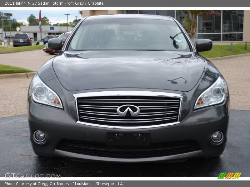 Storm Front Gray / Graphite 2011 Infiniti M 37 Sedan