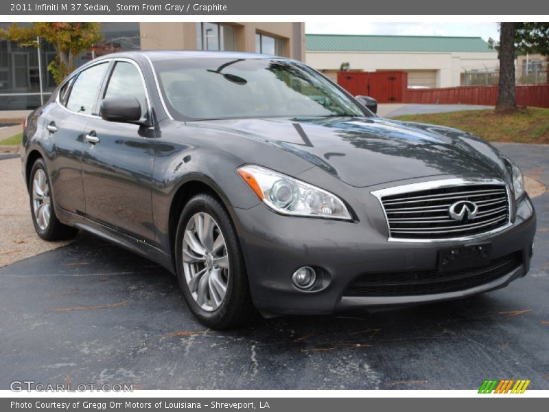 Storm Front Gray / Graphite 2011 Infiniti M 37 Sedan