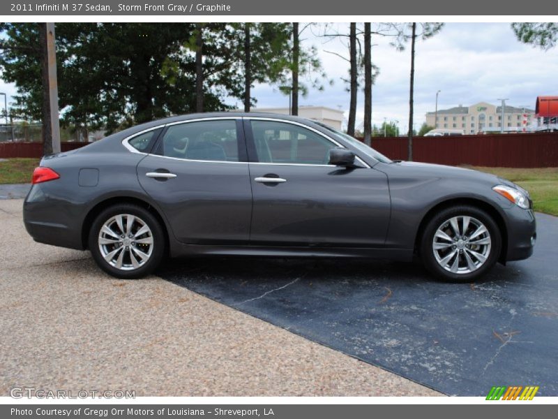 Storm Front Gray / Graphite 2011 Infiniti M 37 Sedan