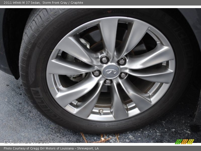 Storm Front Gray / Graphite 2011 Infiniti M 37 Sedan