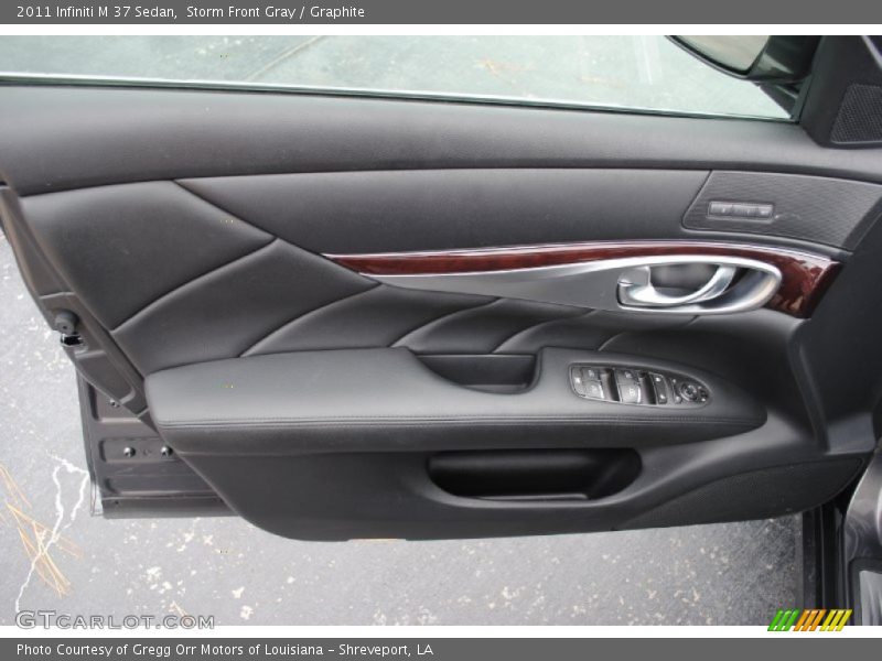 Storm Front Gray / Graphite 2011 Infiniti M 37 Sedan