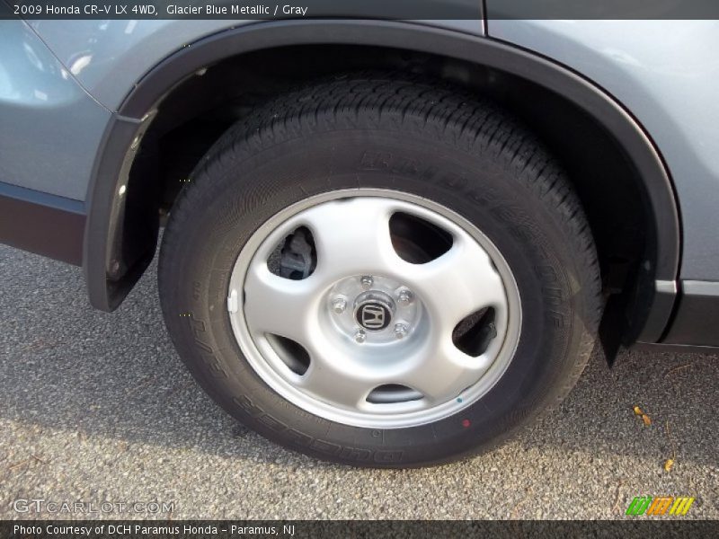 Glacier Blue Metallic / Gray 2009 Honda CR-V LX 4WD
