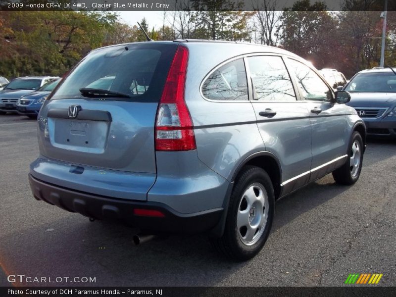 Glacier Blue Metallic / Gray 2009 Honda CR-V LX 4WD