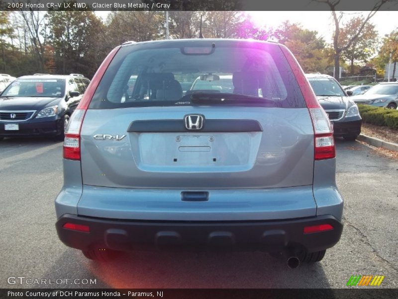 Glacier Blue Metallic / Gray 2009 Honda CR-V LX 4WD