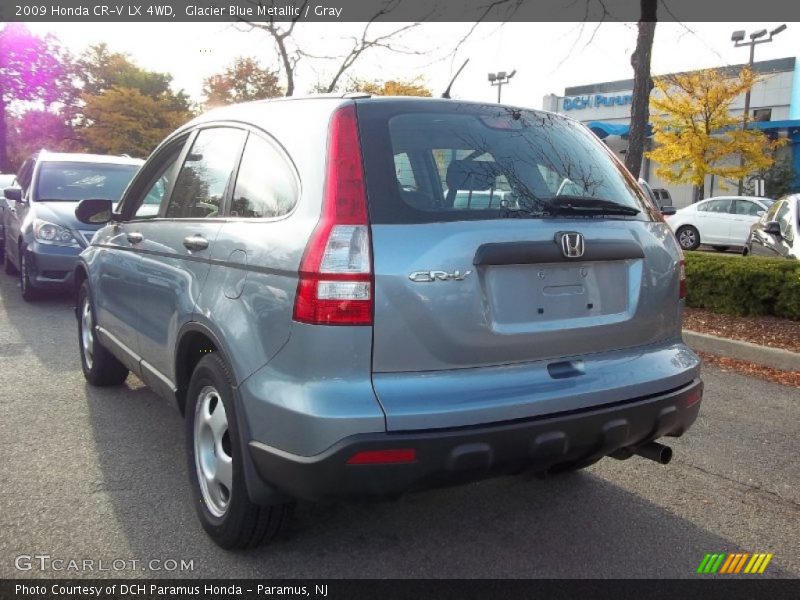 Glacier Blue Metallic / Gray 2009 Honda CR-V LX 4WD