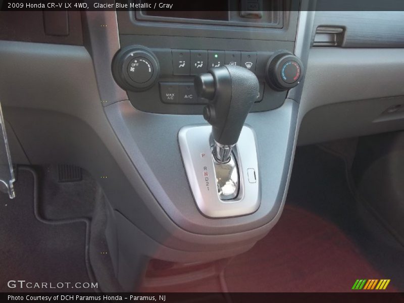 Glacier Blue Metallic / Gray 2009 Honda CR-V LX 4WD