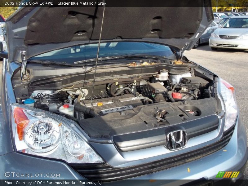 Glacier Blue Metallic / Gray 2009 Honda CR-V LX 4WD