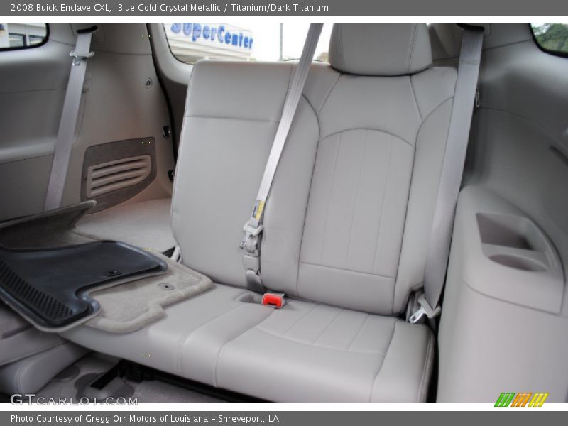 Blue Gold Crystal Metallic / Titanium/Dark Titanium 2008 Buick Enclave CXL