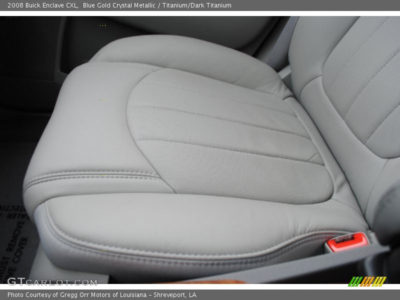 Blue Gold Crystal Metallic / Titanium/Dark Titanium 2008 Buick Enclave CXL