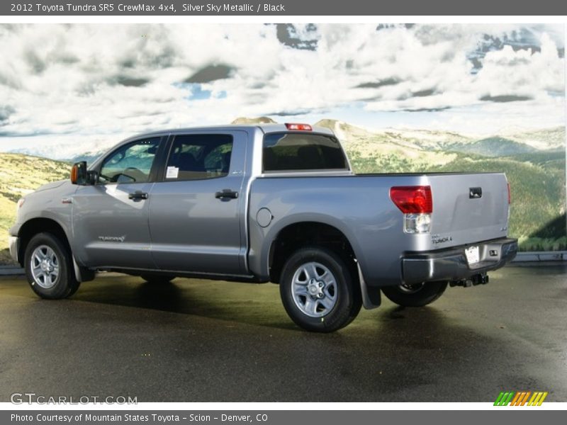 Silver Sky Metallic / Black 2012 Toyota Tundra SR5 CrewMax 4x4