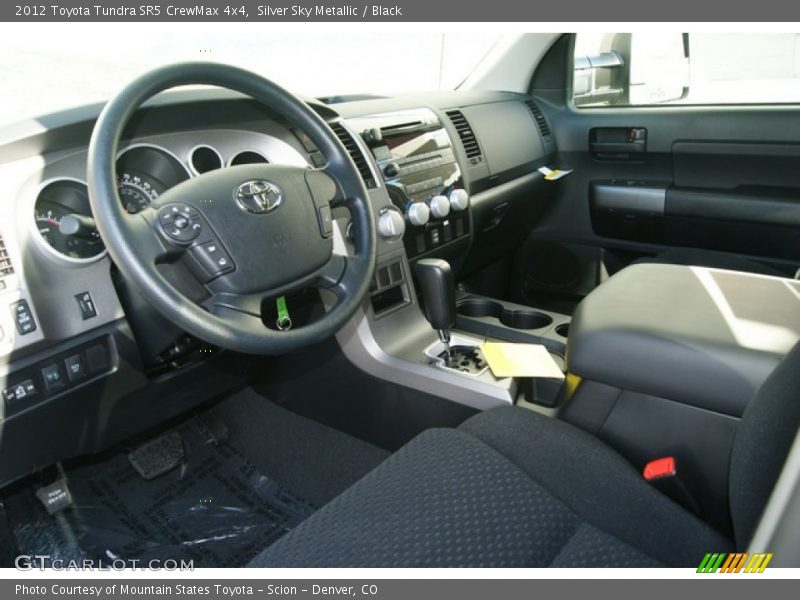 Silver Sky Metallic / Black 2012 Toyota Tundra SR5 CrewMax 4x4