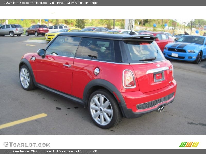 Chili Red / Gravity Tuscan Beige 2007 Mini Cooper S Hardtop